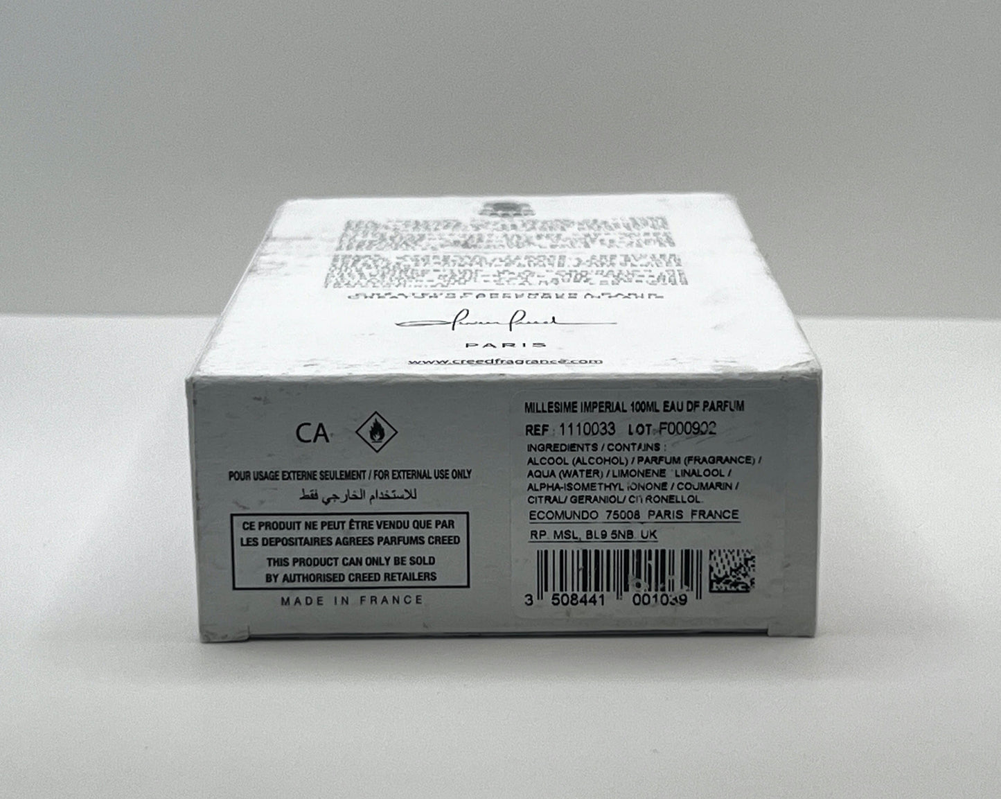 CREED Millesime Imperial - GRADE 9.1 - FOR HIM - 3.3 oz / 100 ml